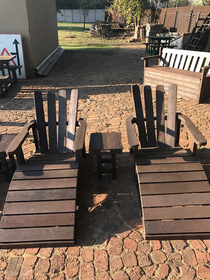 recycled plastic chairs